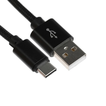 Windigo, Type -C - USB, 2.1 a, nylon braid, 2 meters, black
