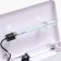 The Seastar HX-180F Aquarium includes: LED lamp, filter, 3.5 l, white