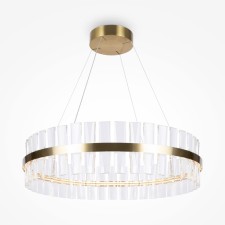 Suspension lamp Maytoni Mod173PL-L60BS3K, LED, 60W, 81x81x122.5 cm, 2000lm, Brass color