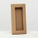 Box for tiles of chocolate, craft, with a window, 18 x 9 x 1.4 cm