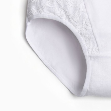 Panties female color white, size 50-52-1