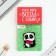 Acrylic key a keychain "Panda", 7 x 12.5 cm