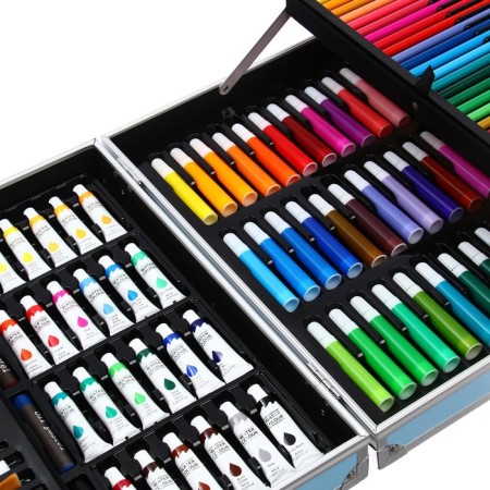 A set of folding folding, in a suitcase, blue-3
