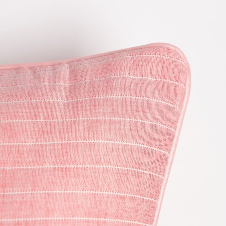 Pillowcase decorative Ethel "Waves" color pink 40x40 cm, 100% cotton-4