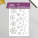 Plastic stencil "Snowflakes" 24x16 cm