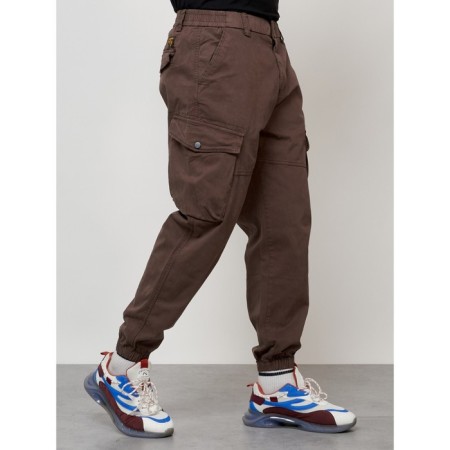 Cargo jeans men, size 46-48, brown color-6