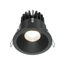The built-in lamp Technical DL034-L12W4K-B, 12W, 8.5x8.5x8.5 cm, LED, 970LM, 4000K, black color black