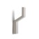 Furniture hook Cappio tranquility, one -rot, gray color