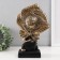 Souvenir Polystone Bust "African in the gel (headdress)" Gold 17x9x26 cm