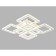 LED ceiling LED with Ambrella Light, Original, FA868, 8XLED, 200 W, 20700LUM, 3000-6400K, white color, white