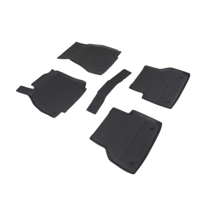 Rubber rugs with a high side for Audi A6, IV, (C8), 2018-N.