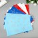 A set of decorative felt with glitter "snowflakes" (8 sheets), 20x30 cm, 1.4 mm