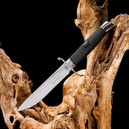 Finnka "Scout" steel - 440, handle - steel, rubber, 25 cm-2