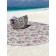 Pareo and beach rug "Bouquet of roses", D = 150 cm