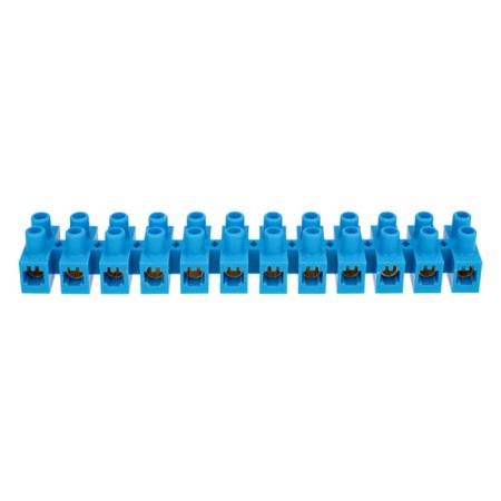Klement screw block KV-25 10-25, current 60 A, polypropylene blue rexant (10 pcs.-2