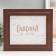 Key closed "Happiness" 26.5x31.5 cm nut