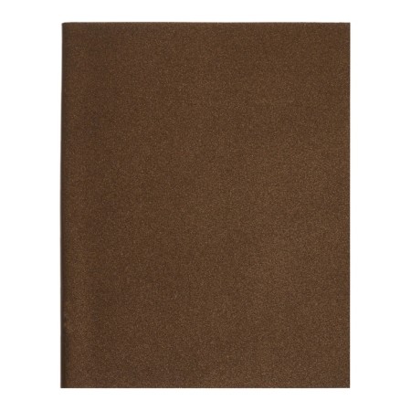 Notebook of 48 sheets in Calligrata Vigo Boomvinyl VA0605 (Soft-Touch), brown, offset block