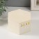 Casket wood for painting "hexagonal" without a lock 13x11.5x7 cm