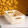 Box for linen made of wood