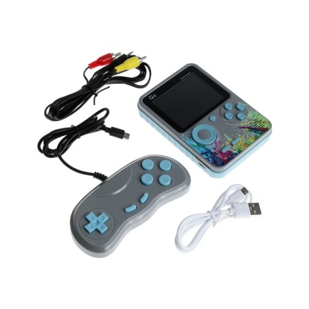 GARRACTION GOLD G5, with a gamepad, AV cable, 8 bits, 800 games, gray-2