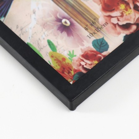 Photo frame in 8 photos 10x15 cm "roses" black 65.5x31 cm-1