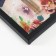 Photo frame in 8 photos 10x15 cm "roses" black 65.5x31 cm