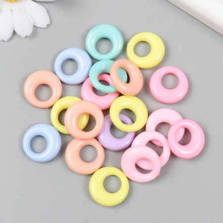 Decor for creativity plastic "Ring of the wrong shape" set 25 grams 0.6x1.8x1.8 cm