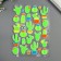EVA sticker "Cacti/lamas" mix 25x14.5 cm