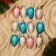 Decoration Christmas tree "bump" (set 12 pcs) 6 cm, mix