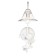 Wall lamp 1x60W E14, size 20x13x40 cm