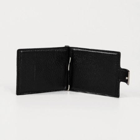 Clip for bills on a button, black color-2