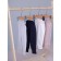 Children's pants on a wide Rant Base elastic band, height 74 cm, color light gray melange