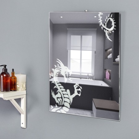 Dragon mirror, wall, 60 x 50 cm