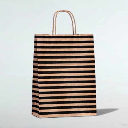 Craft package, "stripes", 24 x 10.5 x 32cm, 1 pcs