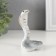 Souvenir Ceramics "Gray Cobra" with gold 5x6.2x7.7 cm