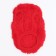 Knitted sweater, velor, size XS (DS 20, Osh 21, OG 30 cm), red