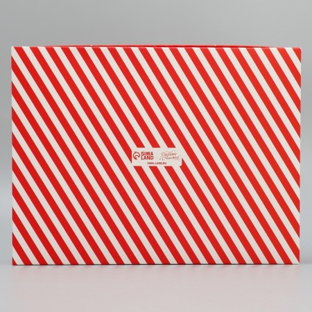 Gift box “Happy New Year!”, Santa Claus, 32 x 24 x 9 cm, New Year-4
