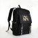 School backpack on lightning, 3 pockets, black color