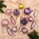 A set of jewelry plastic 22 pcs "Andromeda" (4 icicles, 18 balls)