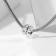 Talisman "Flower" Clover, Color Silver