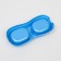 Миска двойная 2 х 0,3 л, 28 х 12,5 х 5 см, голубой перламутр