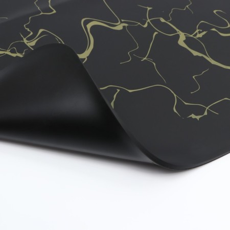 Silicone rug for a bowl, 40 x 30 cm, black marble-6