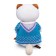 Soft toy "Lee in a turquoise sweater", 24 cm