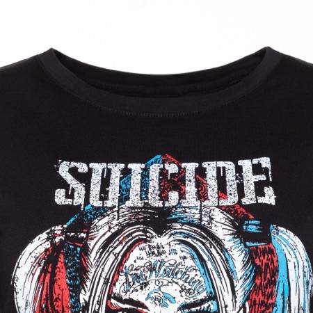 Women's T-shirt "Suicide detachment", Black color, rr 46-8