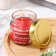 Candle in a bank flavored "strawberries" 50g, combustion time 13h