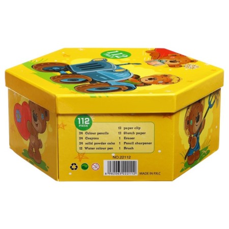 Set for drawing 112 items yellow-5