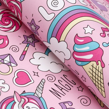Pacific gloss “unicorns”, 70 x 100 cm, 1 sheet-3