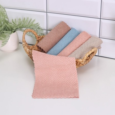 A set of napkins made of microfiber shares "Bow", 30 × 30 cm, 5 pcs, color mix-3