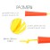 Jump rope 3.8 m, to height from 183 cm, color