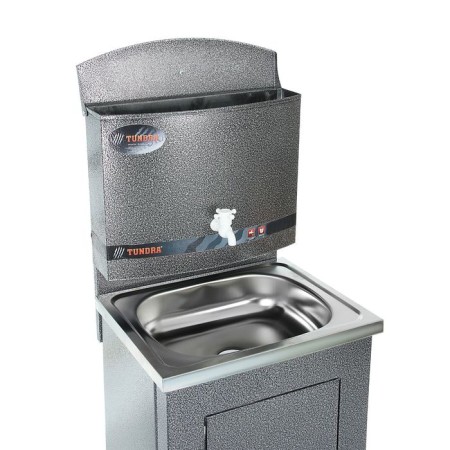 Tundra washbasin, without euns, stainless washing, 17 l, silver color-1